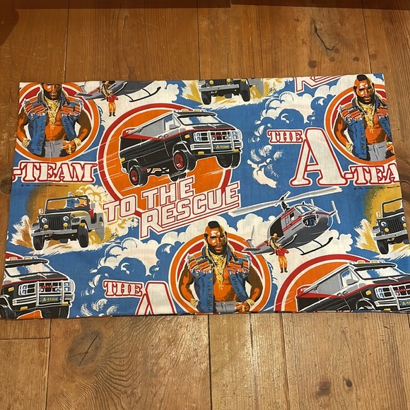 Vintage, Rare The A Team To The Rescue Mr T, 1983, Pillow Sham - Picture 2 of 7